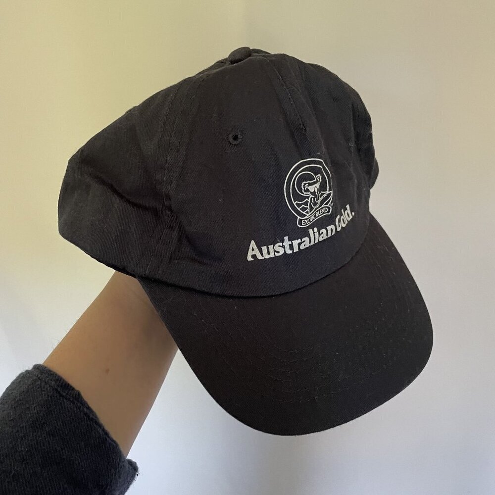 HitWear Australian Gold Cotton Baseball Cap navy blue